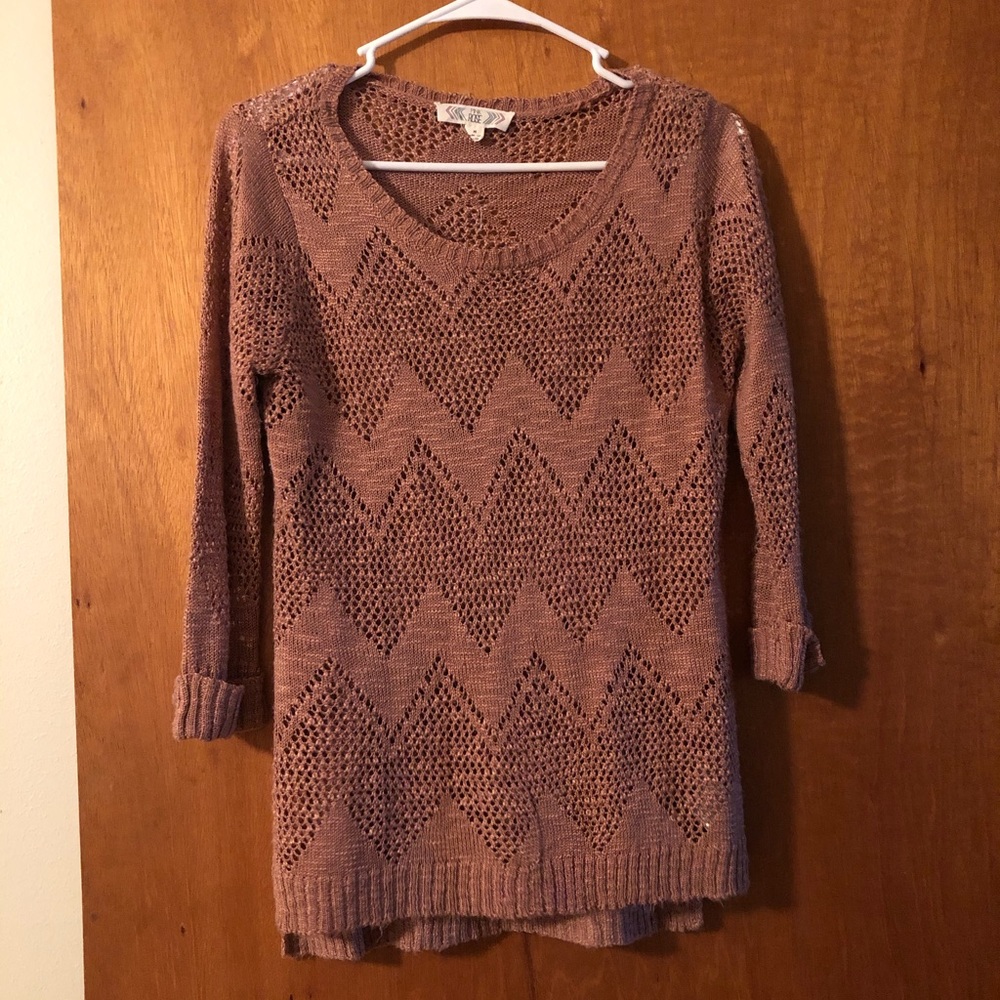 Pink sweater